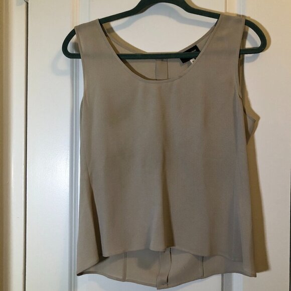 Vintage Giorgio Armani Embroidery Elegant Evening Party Jacket /Tank Tan Size 42 - Picture 2 of 11